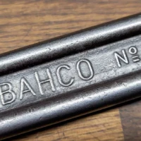 Bahco Hajen No. 23 Typ XIII Skiftnyckel Skaft